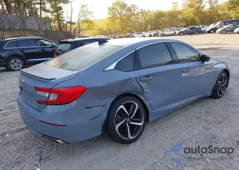 2021 Honda Accord Sport from USA, damaged, VIN 1HGCV1F34MA098215